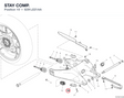 STAY COMP. 8291J221AA diagram position
