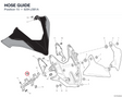 HOSE GUIDE 8291J381A diagram position