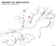 BRACKET, OIL TANK CLUTCH 8291L021AA diagram position