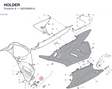 HOLDER 8291M991A diagram position