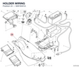 HOLDER WIRING 8291N401A diagram position