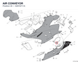 AIR CONVEYOR 8291N711A diagram position