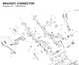BRACKET, CONNECTOR 8291P401A diagram position