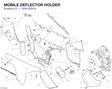 MOBILE DEFLECTOR HOLDER 8291Q031A diagram position