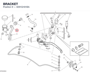 BRACKET 8291Q181BA diagram position