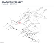 BRACKET UPPER LEFT 8291R171B diagram position