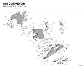 AIR CONVEYOR 8291R511A diagram position