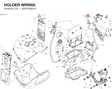 HOLDER WIRING 8291R561A diagram position