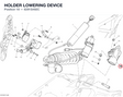HOLDER LOWERING DEVICE 8291S492C diagram position