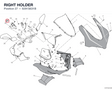 RIGHT HOLDER 8291S631B diagram position