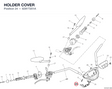 HOLDER COVER 8291T201A diagram position