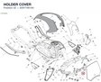HOLDER COVER 8291T461AA diagram position