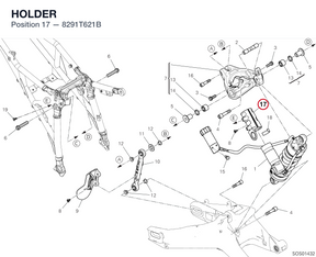 HOLDER 8291T621B diagram position