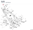 PLATE 8291T961AA diagram position