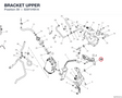 BRACKET UPPER 8291V491A diagram position