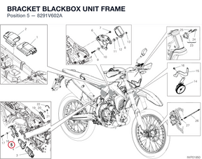 BRACKET BLACKBOX UNIT FRAME 8291V602A diagram position