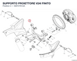SUPPORTO PROIETTORE V24I FINITO 8291V761AA diagram position