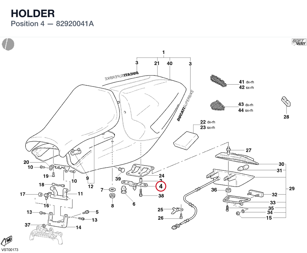 HOLDER 82920041A diagram position
