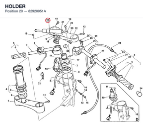 HOLDER 82920051A diagram position