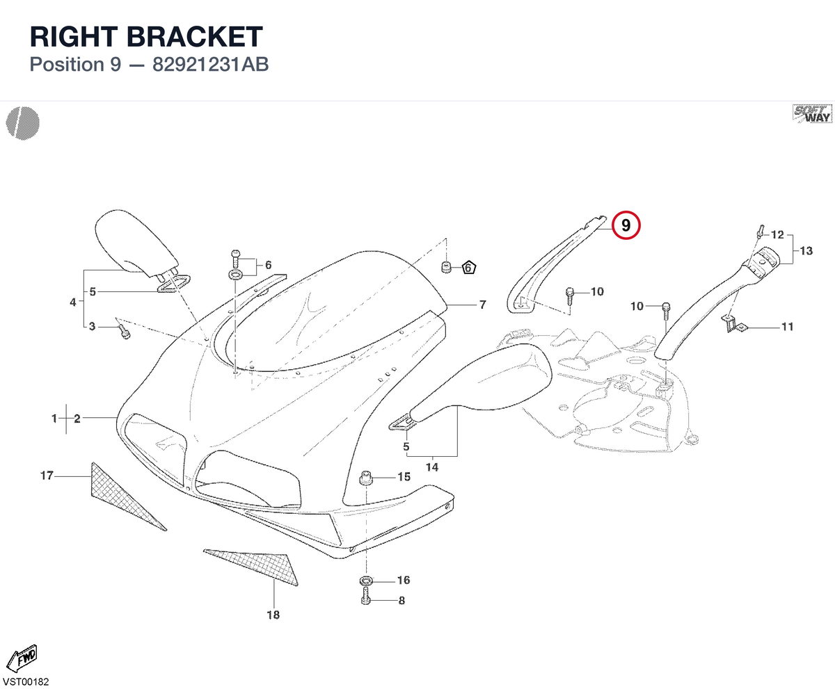 RIGHT BRACKET