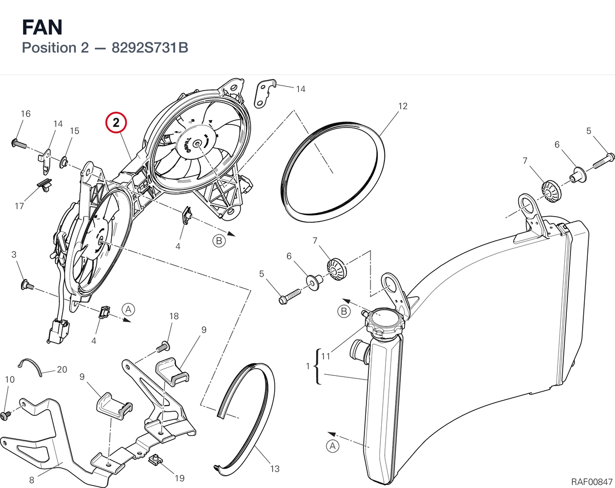 FAN 8292S731B diagram position