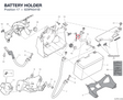 BATTERY HOLDER 829PA541B diagram position