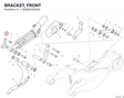 BRACKET, FRONT 829ZA333AA diagram position