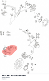 Diagram preview: BRACKET ABS MOUNTING (90642040000)