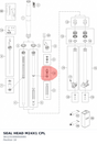 Diagram preview: SEAL HEAD M24X1 CPL (S612310000S0000)