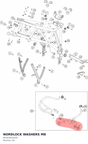 Diagram preview: NORDLOCK WASHERS M8 (60303022035)