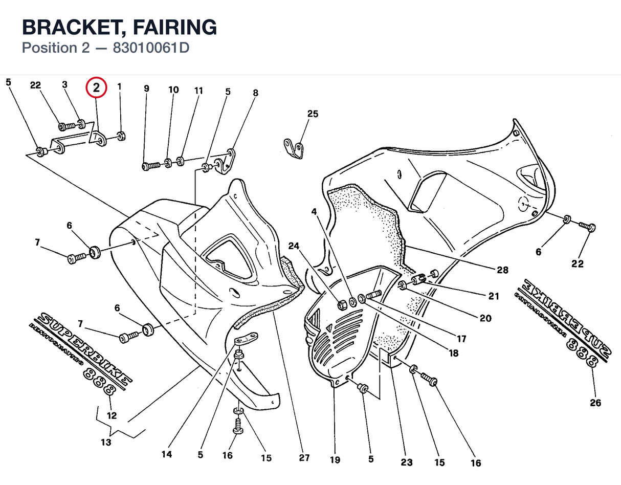 BRACKET, FAIRING