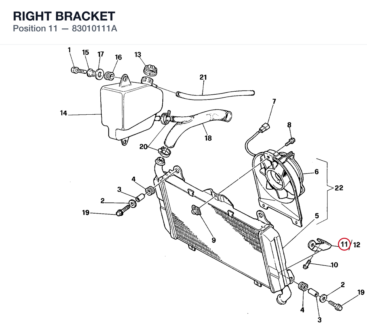 RIGHT BRACKET