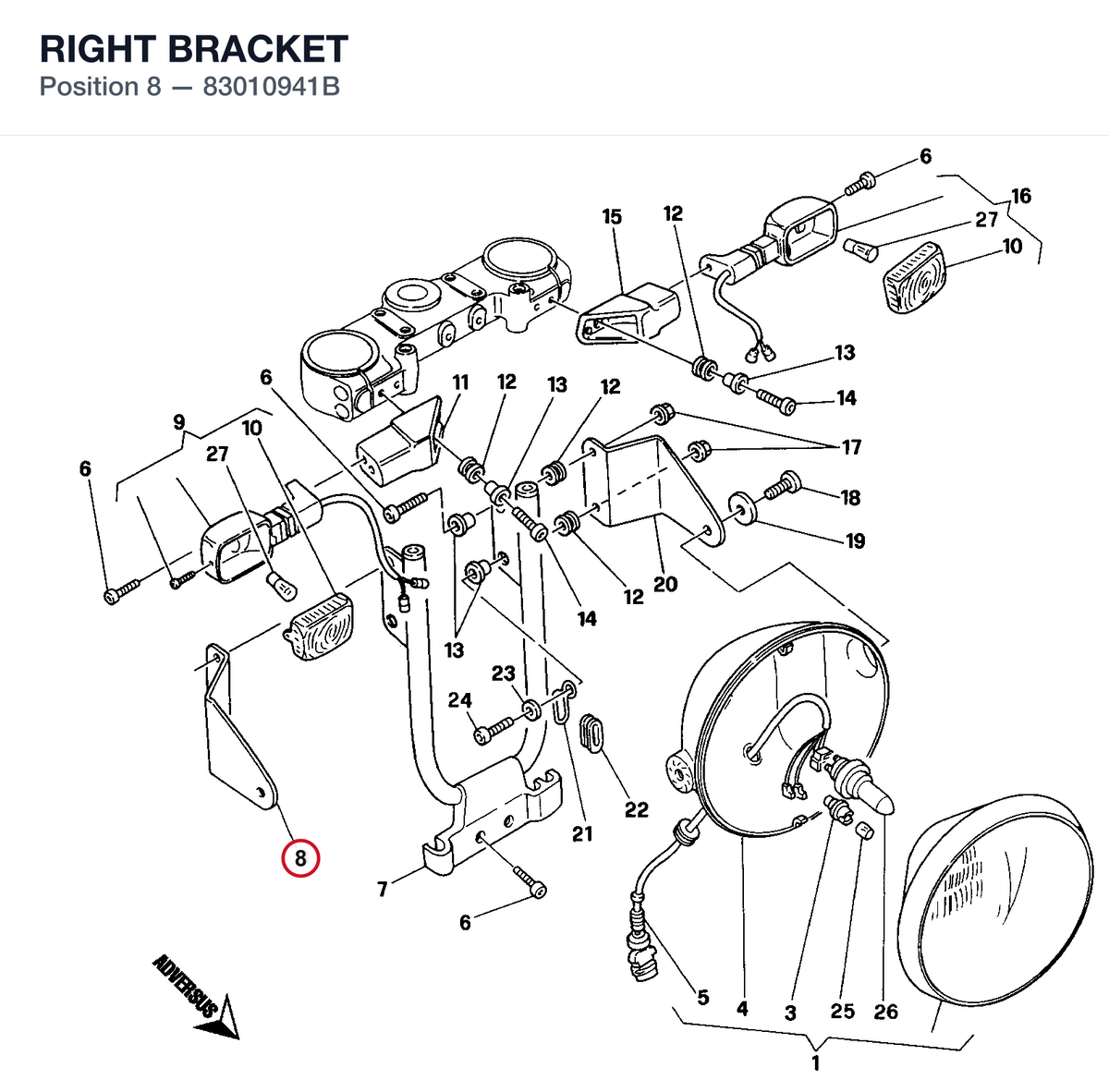 RIGHT BRACKET