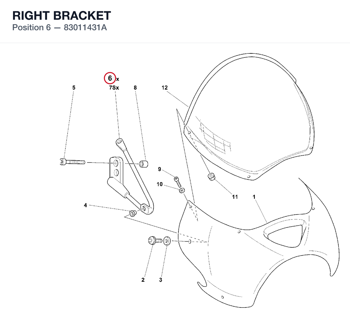 RIGHT BRACKET