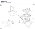 BRACKET 83012281A diagram position