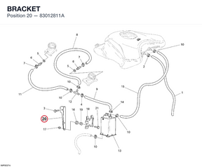 BRACKET 83012811A diagram position