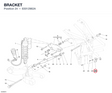 BRACKET 83012982A diagram position