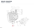 BRACE, RADIATOR 83012991A diagram position