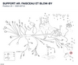 SUPPORT AR. FAISCEAU ET BLOW-BY 83014071A diagram position