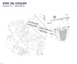 STAY, OIL COOLER 83014091A diagram position