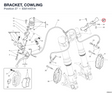 BRACKET, COWLING 83014431A diagram position