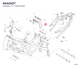 BRACKET 83014462A diagram position