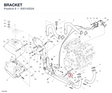 BRACKET 83014552A diagram position