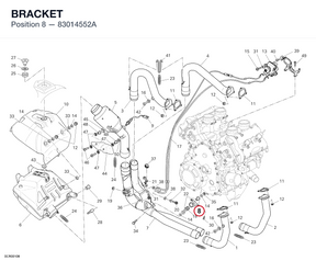 BRACKET 83014552A diagram position