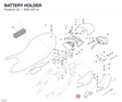 BATTERY HOLDER 83014871A diagram position