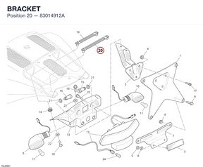 BRACKET 83014912A diagram position
