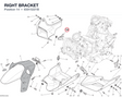 RIGHT BRACKET 83015221B diagram position