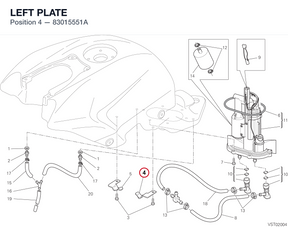LEFT PLATE 83015551A diagram position