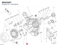 BRACKET 83015581B diagram position