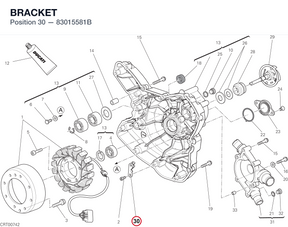 BRACKET 83015581B diagram position